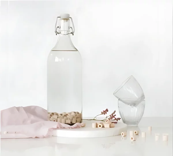 PERLES CÉRAMIQUES ROSES pour 1L d'eau du robinet