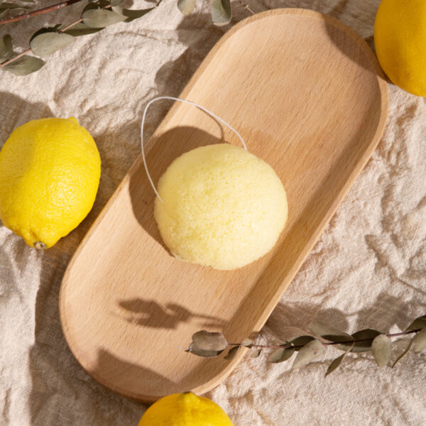 ÉPONGE 100% VÉGÉTALE, SANS COLORANTS NI ADDITIFS (CERTIFIÉ)